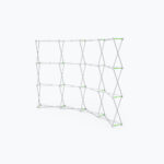 10ft Curve Velcro Fabric Pop Up Display (Hardware Only)