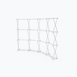 10ft Curve Velcro Fabric Pop Up Display (Hardware Only)