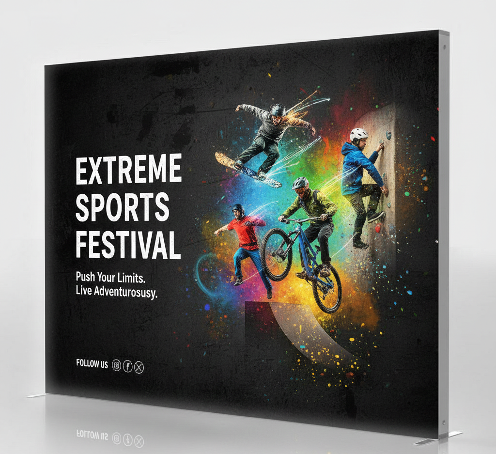 10ft SEG Backlit Fabric Display