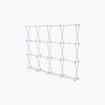 10ft Straight Velcro Fabric Pop Up Display (Hardware Only)