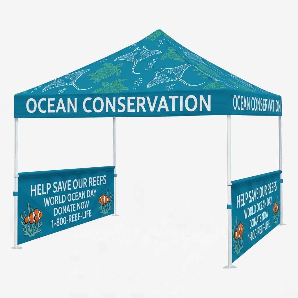 15ft Tent Half Wall canopy