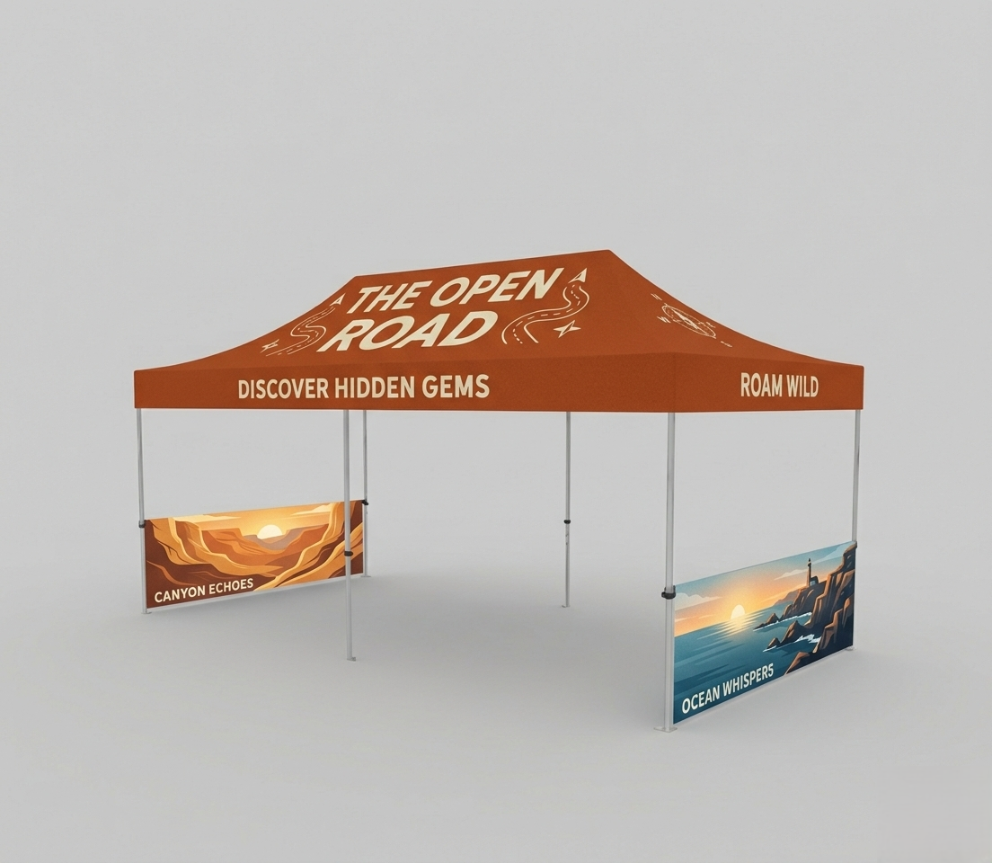 20ft Tent Half Wall canopy
