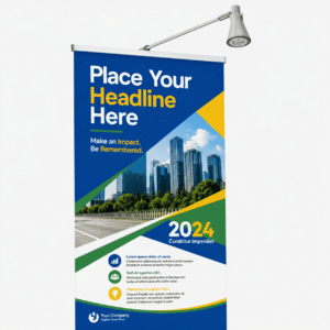 led light for banner stand