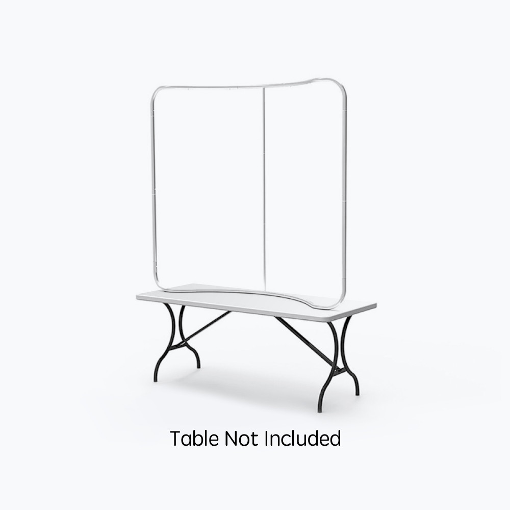 6ft Curved Tension Fabric Display (Hardware Only)2
