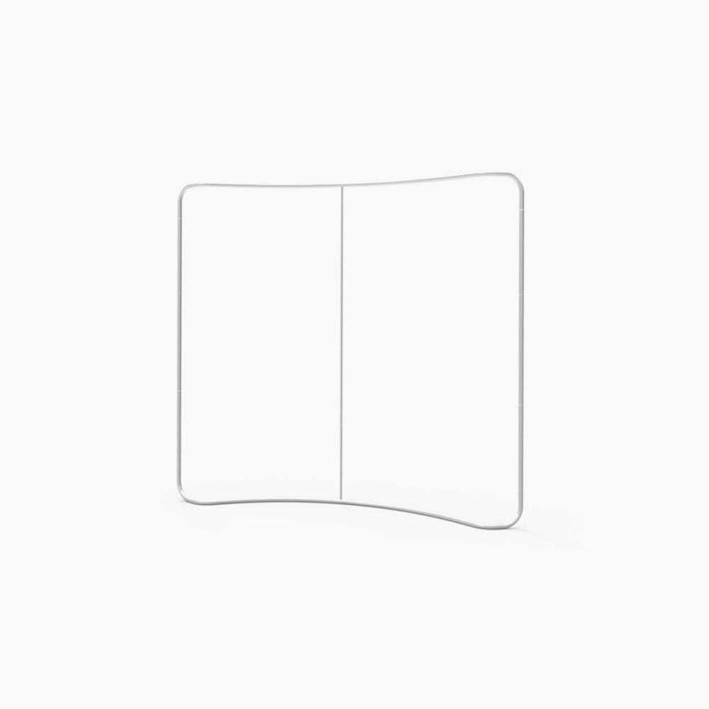 8ft Curve Tension Fabric Display (Hardware Only)