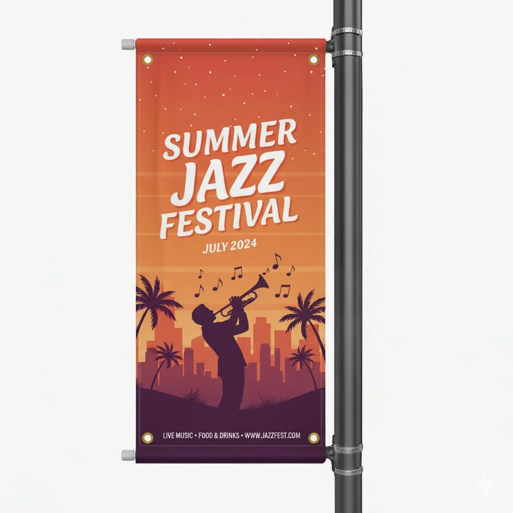 pole banner