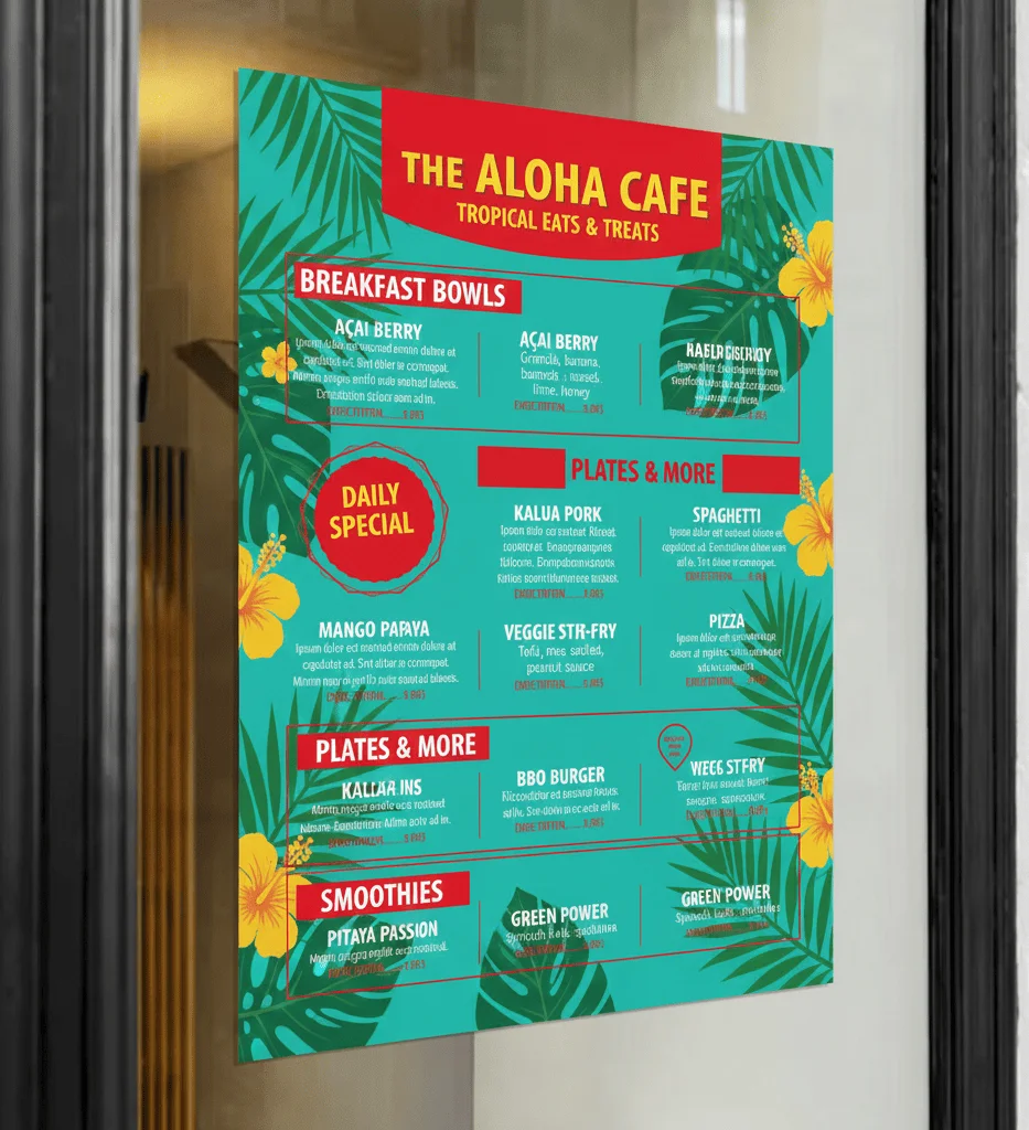 Premium Window Cling