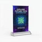 Table top banner stand