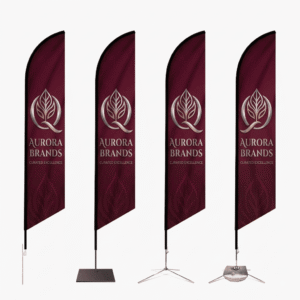 Feather Angled Flag Base Stand – Outdoor Flag Display Stand