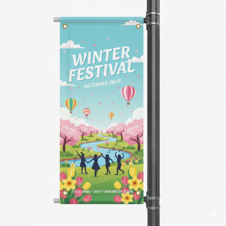 pole banner nyc