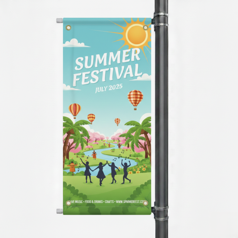 pole banners