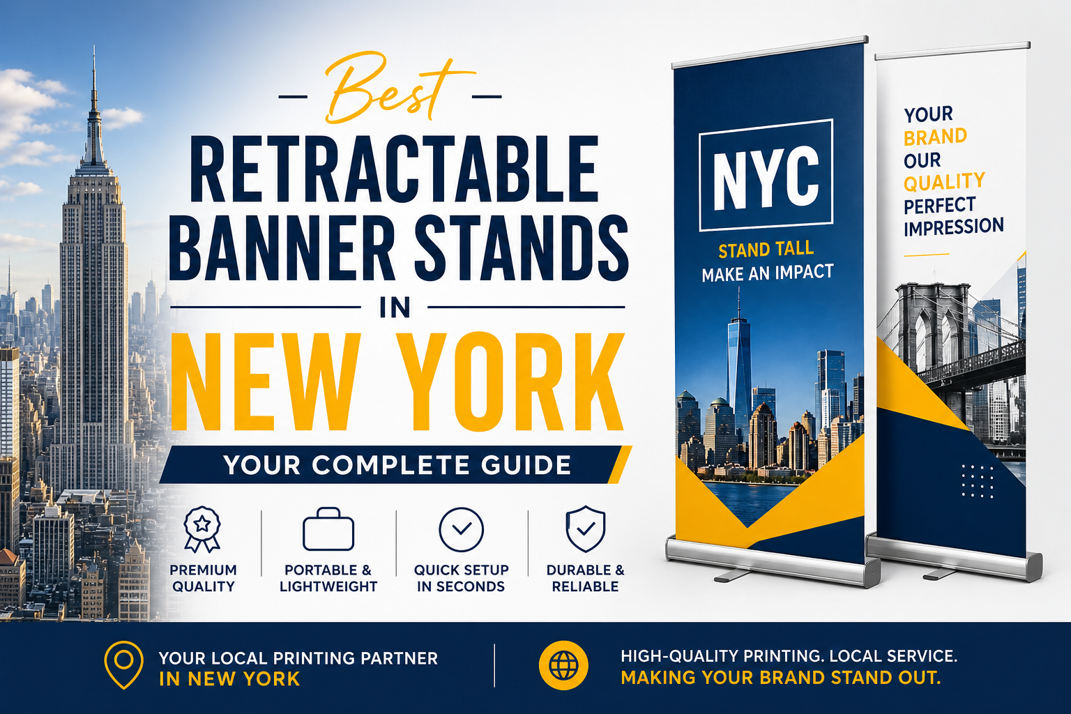 Retractable Banner Stands New York