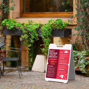Custom Coroplast chargeable sign for business displays, promotions, and indoor or outdoor signage