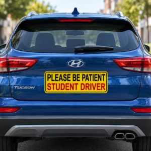Reflective Car Magnet